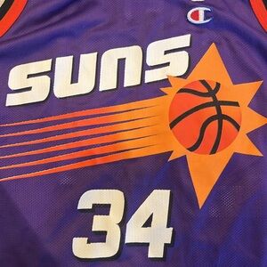Champion NBA Vintage Charles Barkley Phoenix Suns Jersey Size 40‎